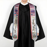 Custom Dominican Graduation Sash 2025, Dominicans Flag Graduation Sash 2025, Dominican Republic Graduation Stole